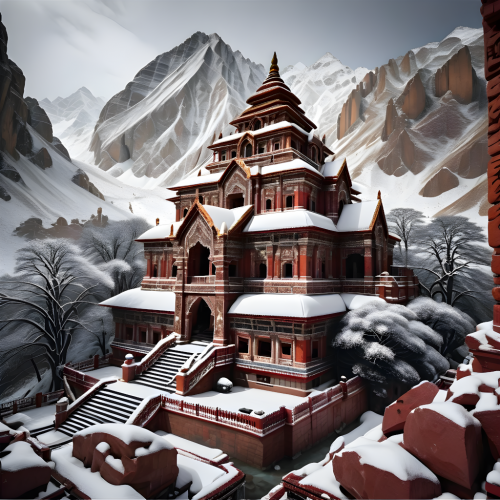 A-Smow-Covered-Temple