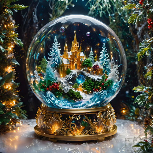 A-christmas-snow-globe
