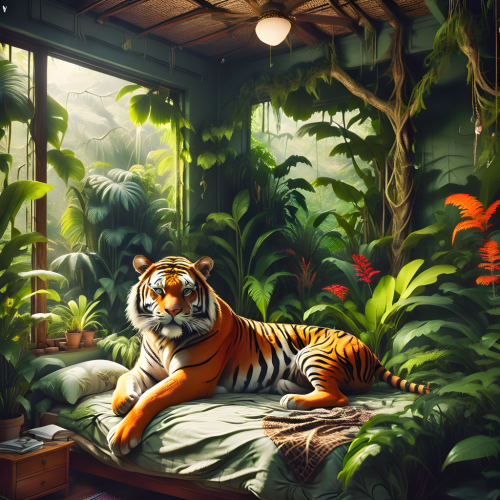 Bedroom-Tiger