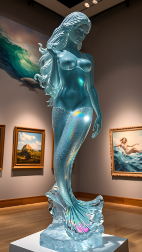 Image-of-the-sea-a-Glass-Mermaid