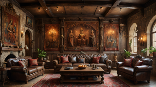 Medieval-living-room