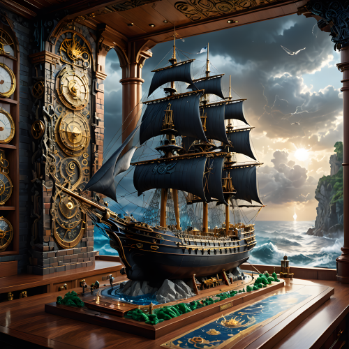 Pirate-Ship-Model