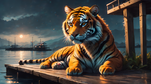 Tiger-on-a-Pier