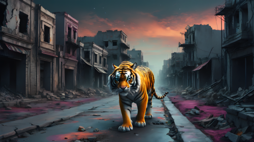 Tiger-walking-through-an-abandoned-city (1)