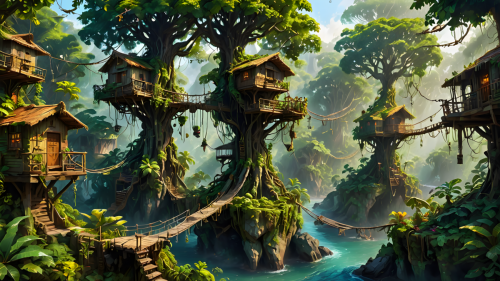 Tree-Houses-in-the-Jungle